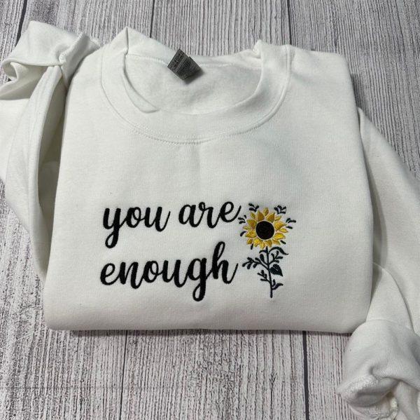 Embroidered Sweatshirts, Inspirational Embroidered Sweatshirt, Women’s Embroidered Sweatshirts