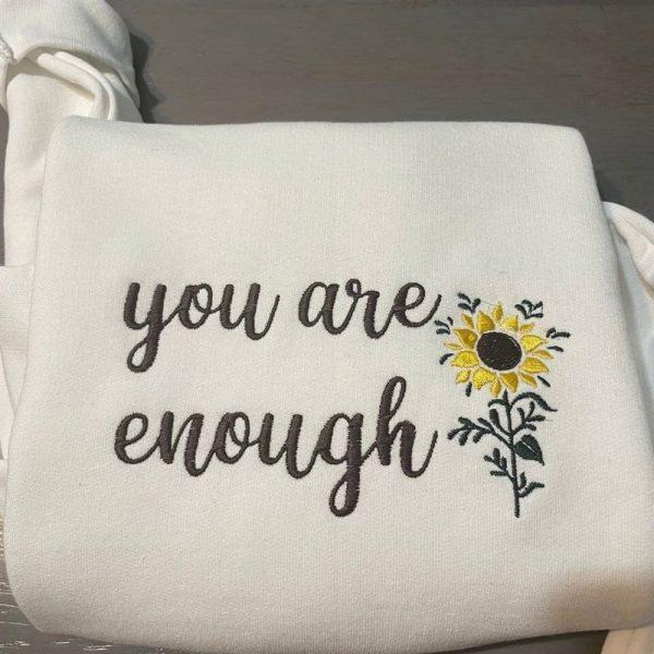 Embroidered Sweatshirts, Inspirational Embroidered Sweatshirt, Women’s Embroidered Sweatshirts