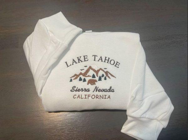 Embroidered Sweatshirts, Lake Tahoe Embroidered Sweatshirts, Women’s Embroidered Sweatshirts