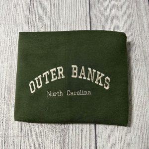 Embroidered Sweatshirts, Outer Banks North Carolina Embroidered…