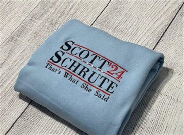 Embroidered Sweatshirts, Schrute Farms Embroidered Sweatshirt, Women’s Embroidered Sweatshirts