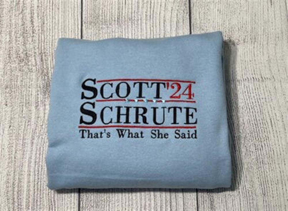 Embroidered Sweatshirts, Schrute Farms Embroidered Sweatshirt, Women’s Embroidered Sweatshirts