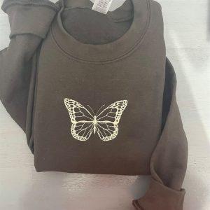 Embroidered Sweatshirts Vintage Butterfly Custom Embroidered Sweatshirt Women s Embroidered Sweatshirts 2 b6gsia.jpg
