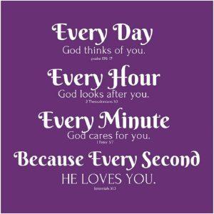 Every Day God Thinks Of You Because He Loves You Christian Quilt Blanket Christian Blanket Gift For Believers 1 ryxe5p.jpg