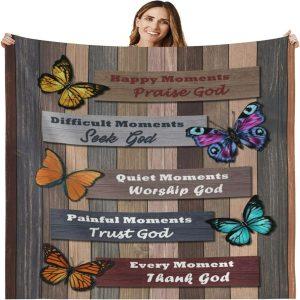 Every Moment Thank God Christian Quilt Blanket Christian Blanket Gift For Believers 1 wmlqji.jpg