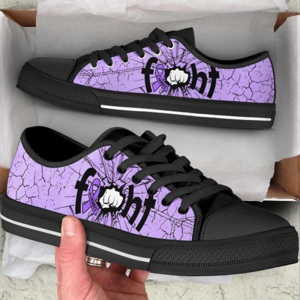 Fight Alzheimer’s Shoes Low Top Shoes Canvas Shoes, Gift For Survious