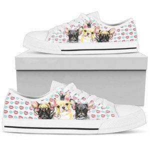 French Bulldog Low Top Shoes Step Out…