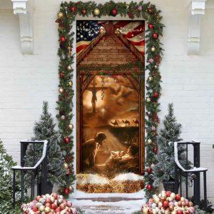 From The Manger To The Cross Door Cover Jesus Door Cover Christian Home Decor Gift For Christian 3 teyv8o.jpg