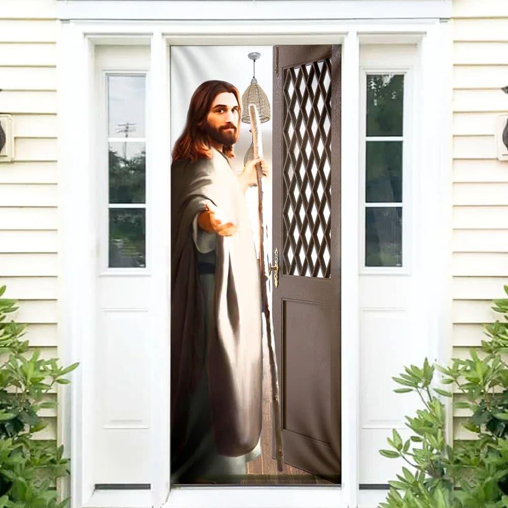 Give Me Your Hand Door Cover, Jesus Door Cover, Gift For Christian Give Me Your Hand Door Cover, Jesus Door Cover, Gift For Christian