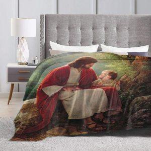 God And Child Picture Christian Quilt Blanket Christian Blanket Gift For Believers 4 v25w73.jpg