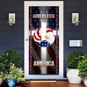 God Bless America Door Cover, Gift For…