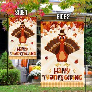 Happy Thanksgiving Turkey Flag 4