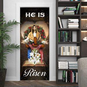 He Is Risen Jesus Christ Door Cover Christian Home Decor Gift For Christian 3 dtrhma.jpg