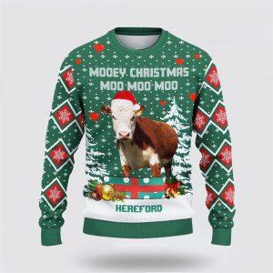 Hereford Green Merry Christmas Ugly Sweater, Gifts…