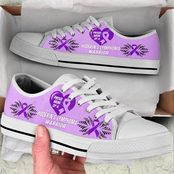 Hodgkin’s Lymphoma Shoes Warrior Low Top Shoes, Gift For Survious