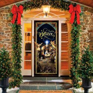 Holy Family Christmas Door Cover Jesus Is Born Christmas Silent Night Gift For Christian 1 zr7ybn.jpg