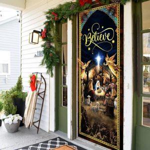Holy Family Christmas Door Cover Jesus Is Born Christmas Silent Night Gift For Christian 5 bs3nus.jpg