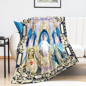 Honor Mother Mary Christian Quilt Blanket Christian Blanket Gift For Believers 3 q3cnt4.jpg