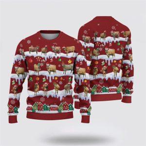 Jersey Christmas Knitted Sweater, Gifts For Farmers,…