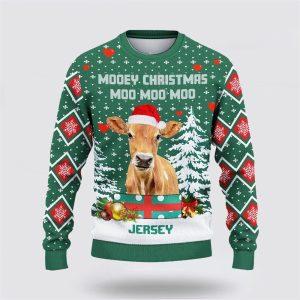 Jersey Green Merry Christmas Ugly Sweater, Gifts…