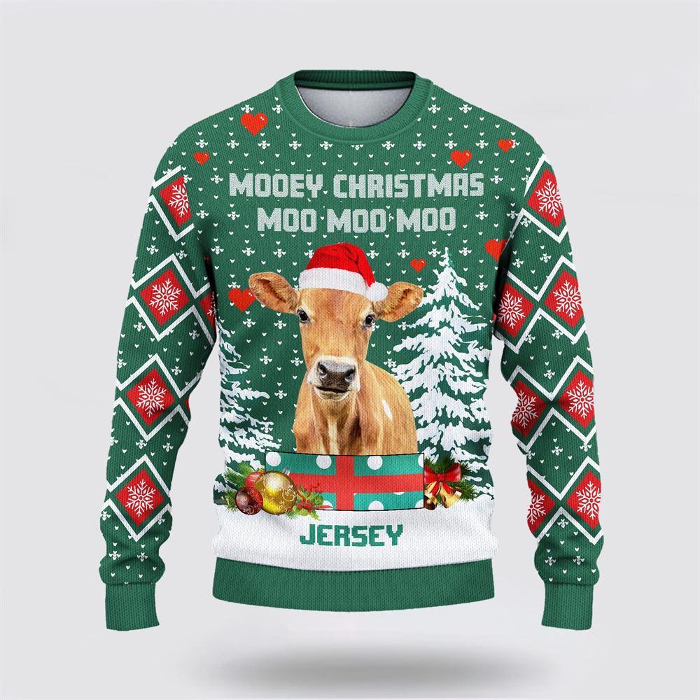 Jersey Green Merry Christmas Ugly Sweater, Gifts For Farmers, Rural Lovers Jersey Green Merry Christmas Ugly Sweater, Gifts For Farmers, Rural Lovers