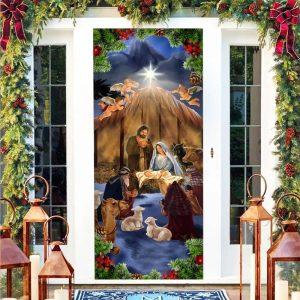 Jesus Borrn Door Cover Scenery Christian Home Decor Gift For Christian 3 hb8c4c.jpg