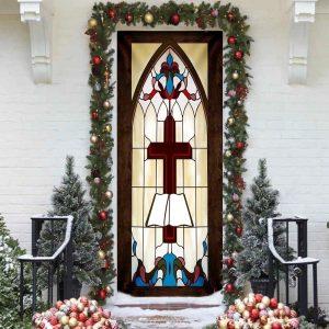 Jesus Christ Cross Door Cover, Christian Home Decor, Gift For Christian