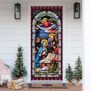 Jesus Christ Family Door Cover Christian Home Decor Gift For Christian 5 vvb4uu.jpg