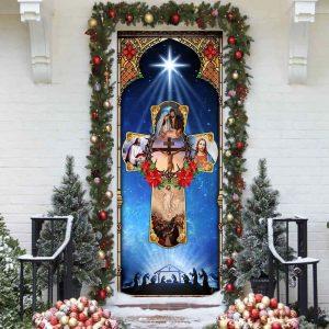 Jesus Christian Cross Door Cover Christian Home Decor Gift For Christian 2 veqipl.jpg