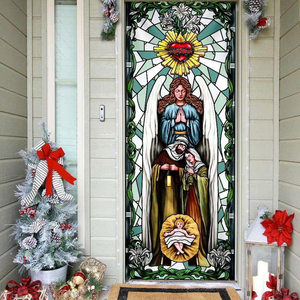 Jesus Door Cover Nativity of Jesus, Christian Home Decor, Gift For Christian