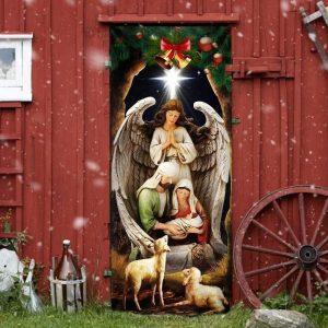 Jesus Is Born Christmas Door Cover Jesus Door Cover Gift For Christian 4 dvbvmj.jpg