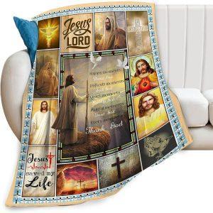 Jesus Is Lord Christian Quilt Blanket Christian Blanket Gift For Believers 1 jwydho.jpg