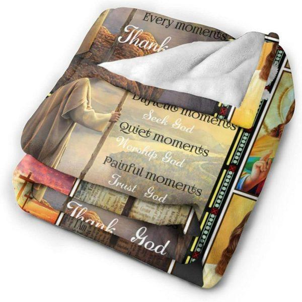 Jesus Is Lord Christian Quilt Blanket, Christian Blanket Gift For Believers