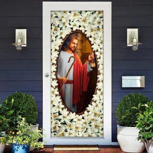 Lord Jesus Knocking Door Cover, Christian Home…