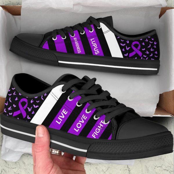 Lupus Shoes Plaid Low Top Shoes, Gift For Survious