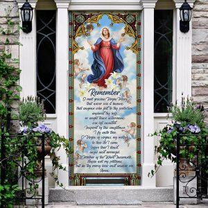 Mother Mary Blessed Virgin Mary Door Cover Christian Home Decor Gift For Christian 2 gnmepo.jpg