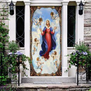 Mother Mary Door Cover Christian Home Decor Gift For Christian 2 do3nke.jpg