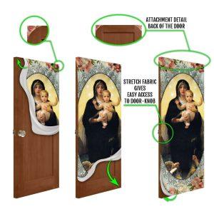 Mother Mary With Jesus Door Cover Christian Home Decor Gift For Christian 4 cb7ssu.jpg
