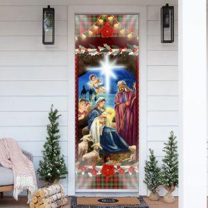 Nativity Of Jesus Door Cover Christian Home Decor Gift For Christian 2 hztbym.jpg