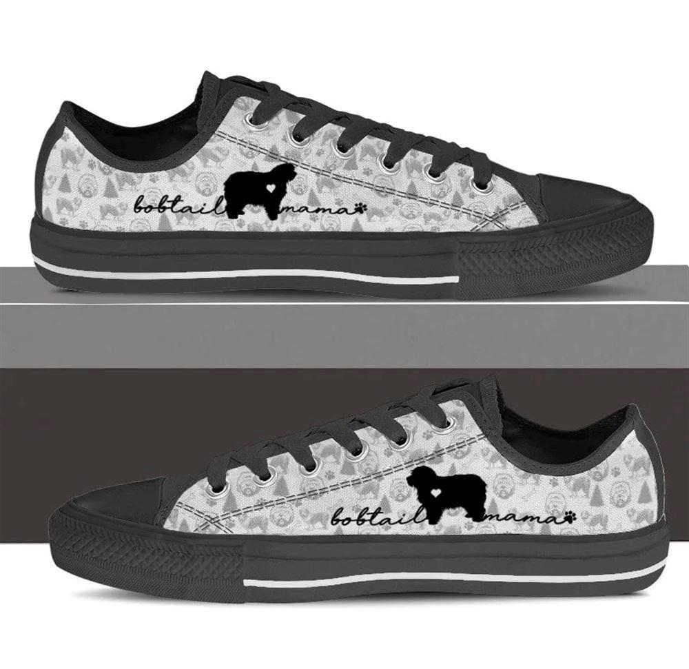 Old English Sheepdog Low Top Shoes, Gift For Dog Lover