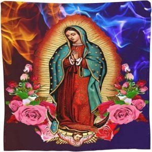 Our Lady Of Virgin Mary Christian Quilt…