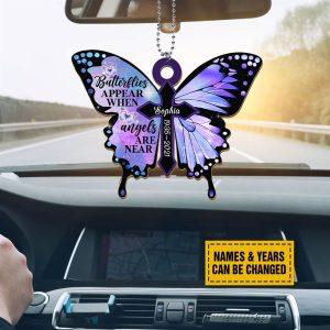 Personalised Christmas Ornament Butterflies Appear When Angels Are Near Printed Wood Ornaments Christmas Ornaments 2023 3 wjcas3.jpg