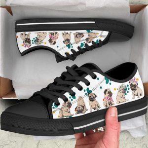Pug Dog Adorable Low Top Shoes Canvas Sneakers Casual Shoes Gift For Dog Lover 2 my7ev2.jpg