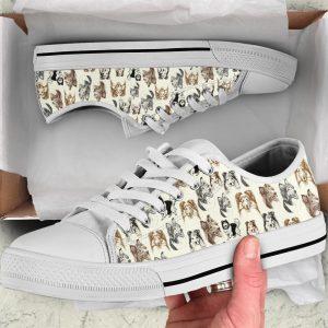 Shetland Sheepdog Low Top Shoes, Gift For…
