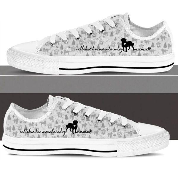 Stylish Entlebucher Mountain Dog Low Top Shoes Embrace Alpine Style, Gift For Dog Lover
