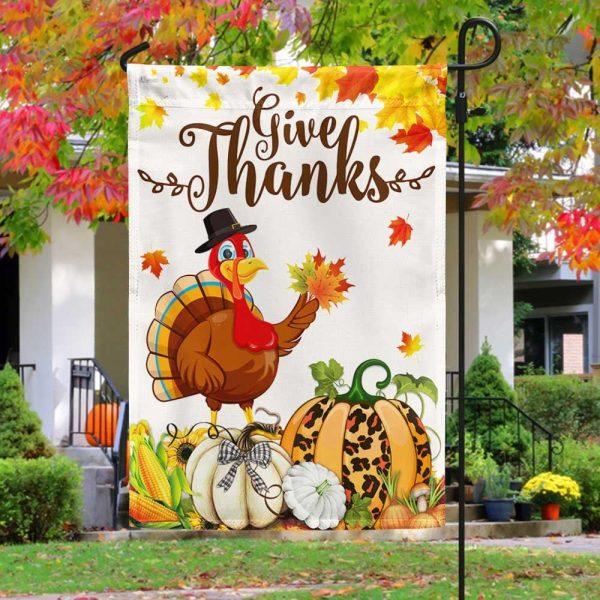 Thanksgiving Day Turkey Pumpkin Flag – Thanksgiving Flag Outdoor Decoration