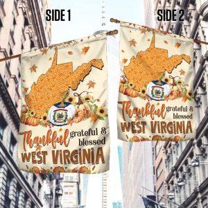 Thanksgiving West Virginia Flag Thankful Grateful And Blessed Halloween Pumpkin Fall Flag Thanksgiving Flag Outdoor Decoration 2 rc6o0h.jpg