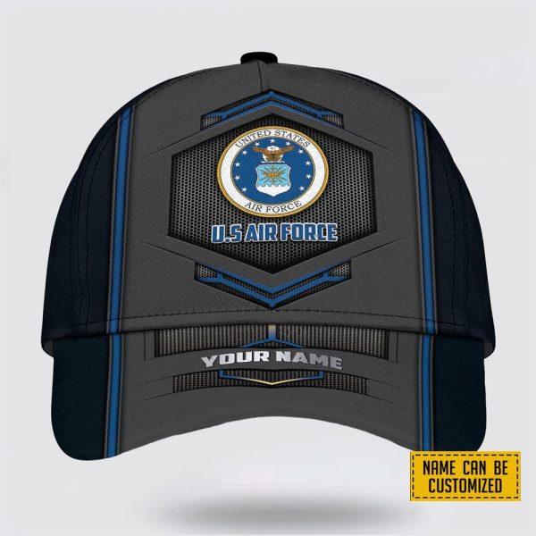 Custom US Air Force Baseball Caps American Emblems, Personalized Name Air Force Cap, Gifts For Military Personnel