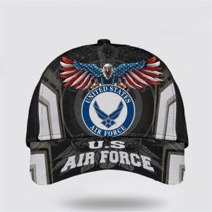 US Air Force Baseball Caps Eagle America, Hats For Veterans Military, Gifts For Military Personnel