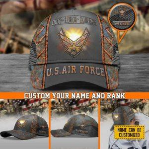 US Air Force Baseball Caps Honor Courage Commitment Custom Air Force Hats Personalized Name And Rank Veterans Gifts For Military Personnel 5 fqay22.jpg